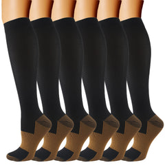 Compression Socks for Women & Men 15-20 mmHg Knee High Stockings