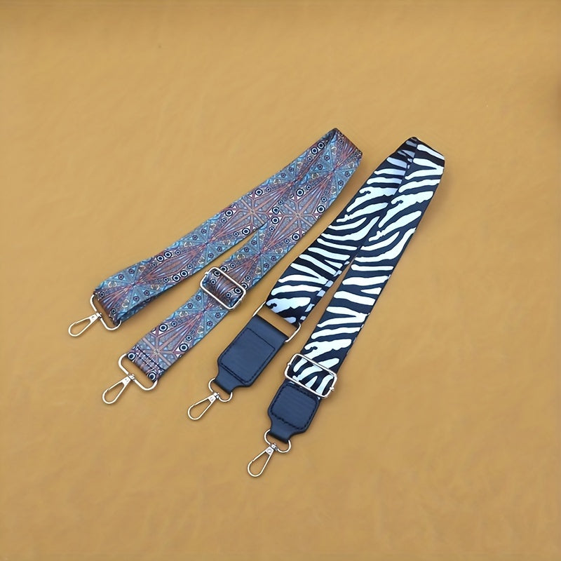 Geometric Print Shoulder Bag & Handbag Nylon Replacement Strap