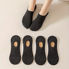 5 Pairs Soft Lightweight Ankle Socks Women's Stockings & Hosiery