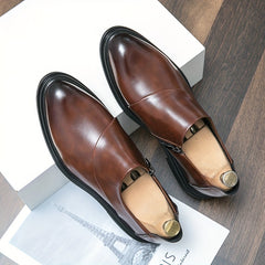 Men's Pointed Toe Loafers Lightweight Slip On Shoes
