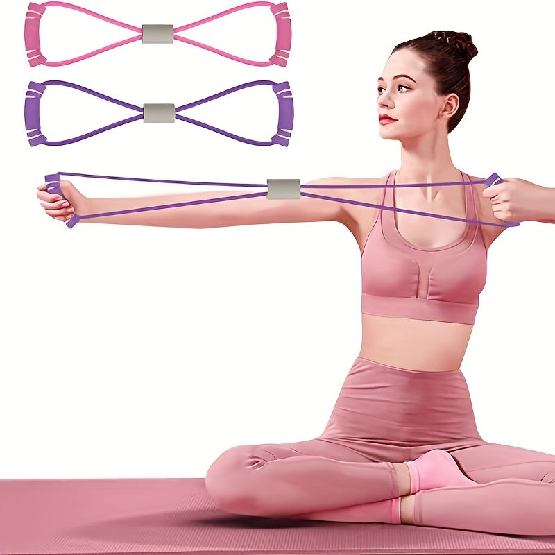Yoga Silicone Resistance Stretch Band Exercise Pull Rope Non-slip Fitness