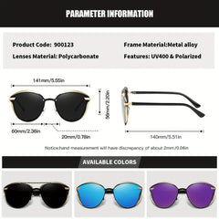 RoyalHot Polarized Oval Frame Sunglasses Driving Sun Glasses Shades