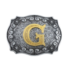 Personality Casual Western Denim Letter G Belt Buckle