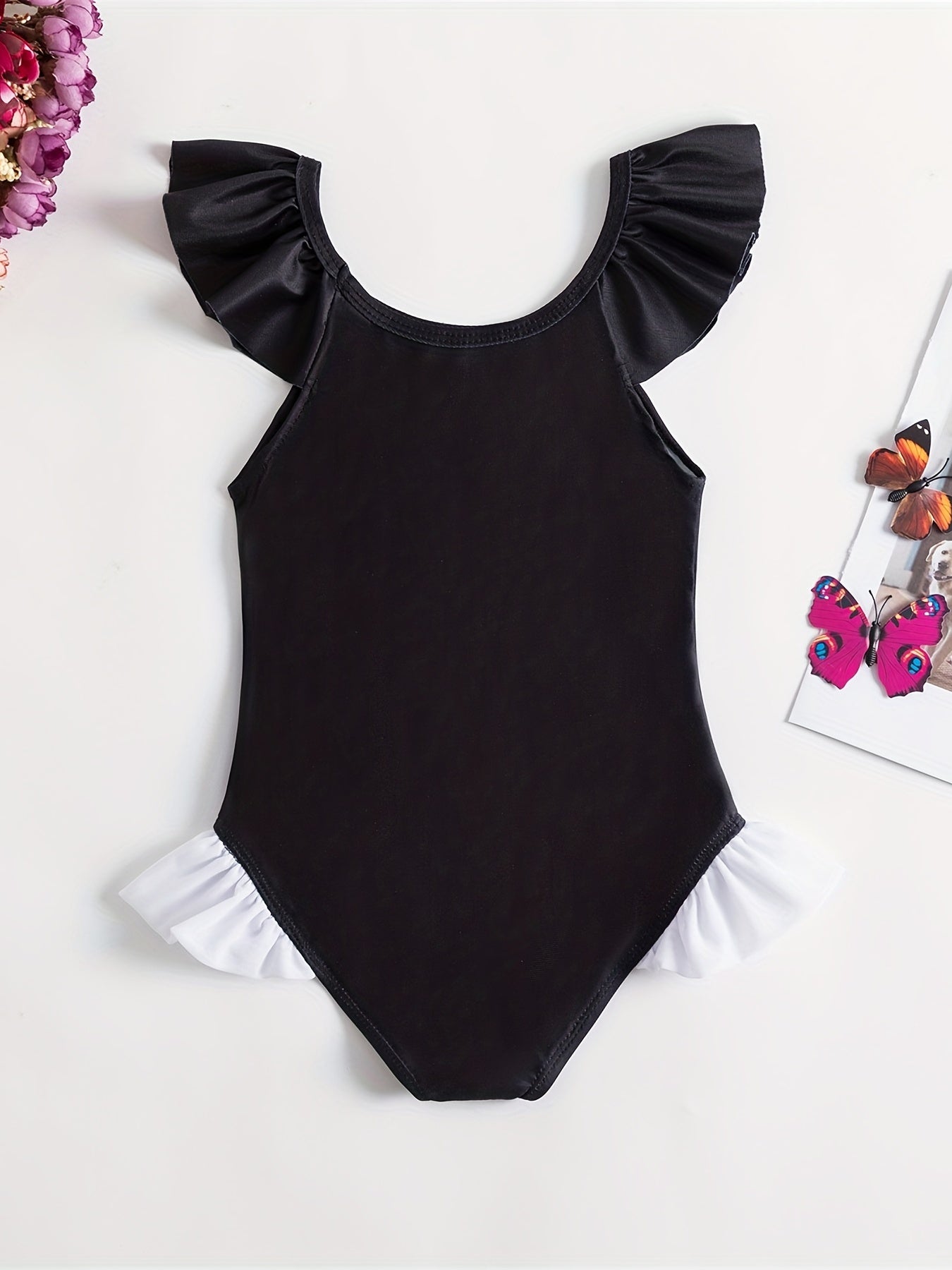 Girl's Unicorn Print Tankini Swimsuit for Beach Vacation