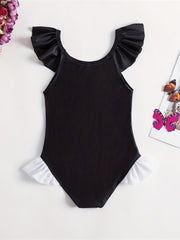 Girl's Unicorn Print Tankini Swimsuit for Beach Vacation