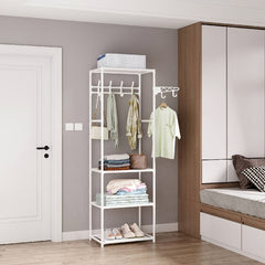 Metal Floor Coat Rack - Easy Assembly - Storage Organizer