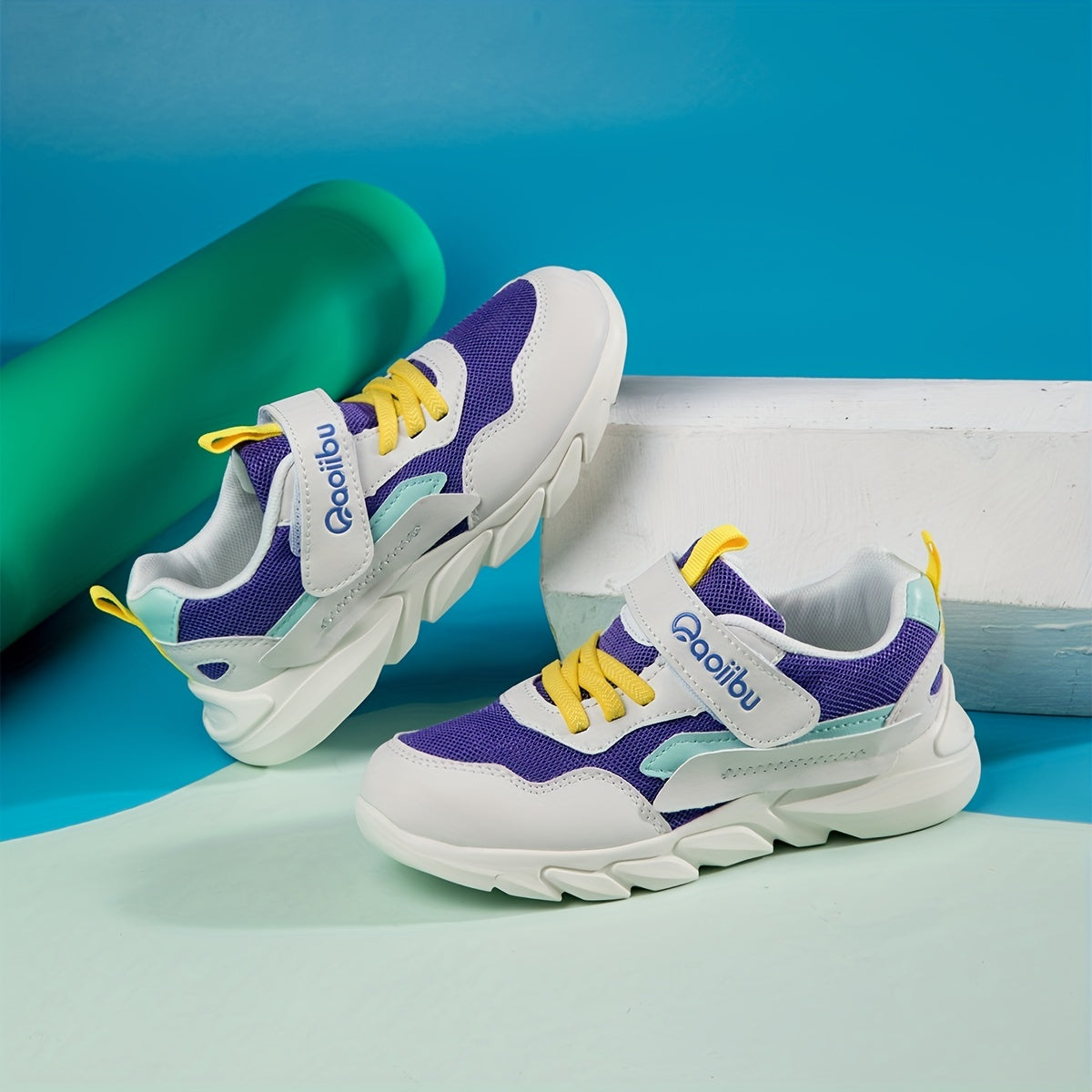 Boys Cushioning Sport Shoes Lightweight Breathable Non Slip Sneakers For Kids
