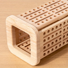 Kids 3-in-1 Wooden Math Puzzle Toy with 40 Sticks & 5 Balls