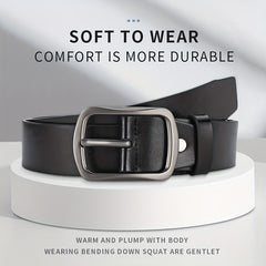 Men's Casual PU Leather Belt for Pants Jeans