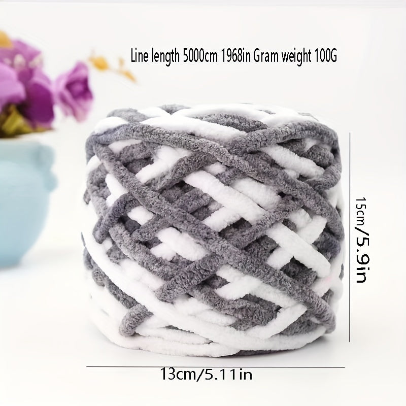 Coarse Wool Needlework Knitting Blanket Slippers Bib Hat
