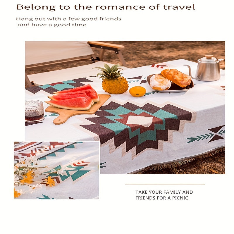 Picnic Mat Camping Mat Multifunctional Printed Outdoor Indoor Table Mat