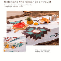 Picnic Mat Camping Mat Multifunctional Printed Outdoor Indoor Table Mat
