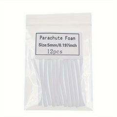12pcs Dry Fly Parachute Foam for Fly Hooks Fishing Tackle