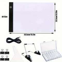 A4 LED Light Pad Copy Board USB Powered