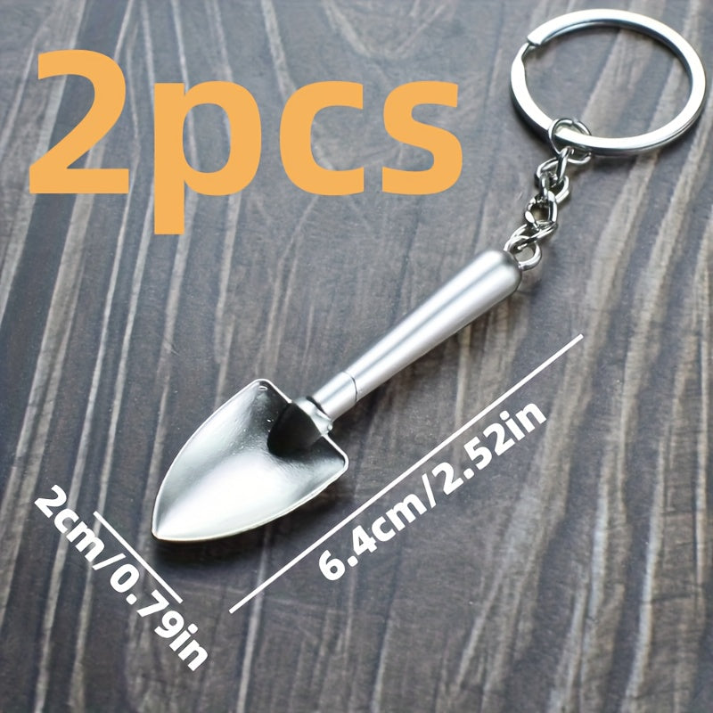 Mini Spade Key Chain Small Metal Shovel Key Chain For Men