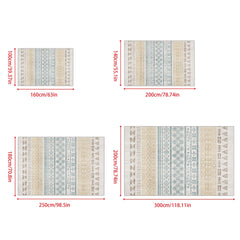 Nordic Boho Carpet Soft Non-Slip Mat for Bedroom Living Room Bathroom