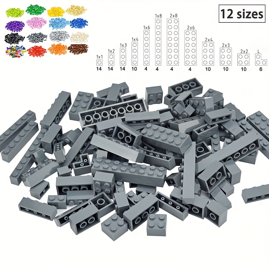 104pcs Mixed Building Blocks City Classic Creative Bricks Bulk Model Educational