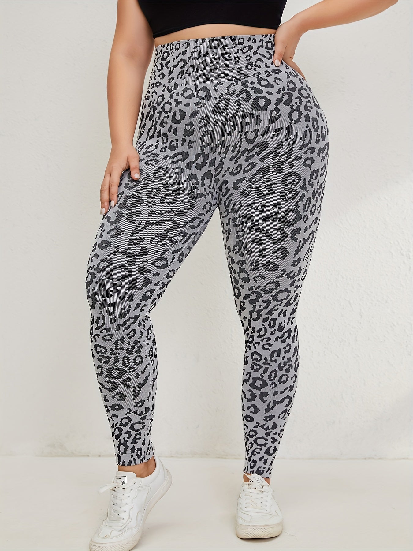 Leopard Print High Rise Leggings