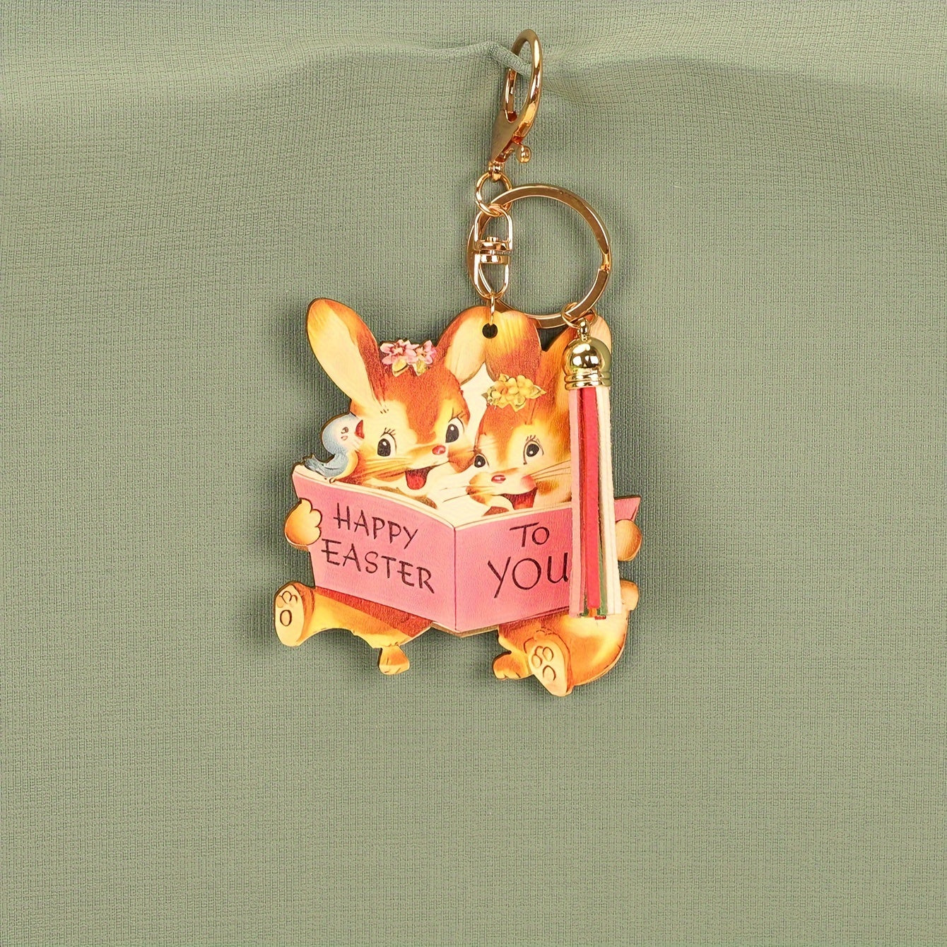 Squirrel Pendant Keychain for Car Keys Backpacks Wallets