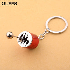 Creative Car Gear Keychain Pendant Metal Key Chain Ornament