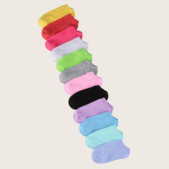12 Pairs Women's Colorful Ankle Socks