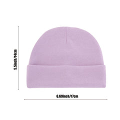 Newborn Hospital Hat Mittens Set Cotton Beanie Cap Gloves