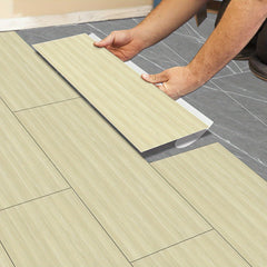Wood Pattern Adhesive Floor Tiles 5pcs 0.7mm Waterproof PVC Flooring