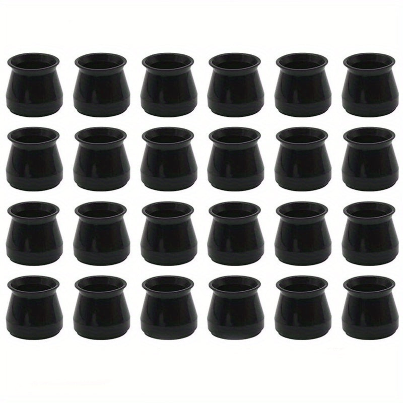 24pcs Silicone Chair Leg Caps Table Foot Protection Cover