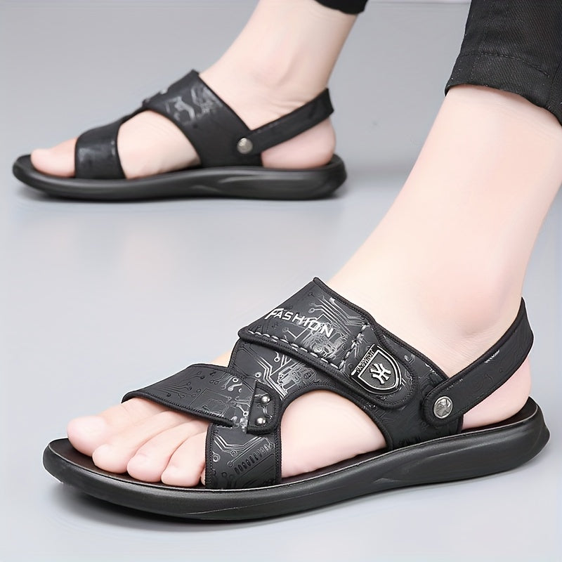 Men's Non Slip Sandals Quick Drying Comfy Slides Beach Shoes