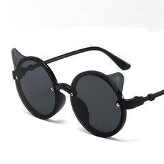 Kids Cat Ear Frame Decorative Sunglasses