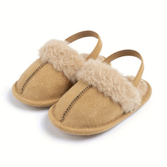 Cozy Fleece House Shoes For Baby Girls