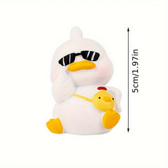 Duck Resin Ornaments Small Yellow Duck Creative Car Christmas Home Decor