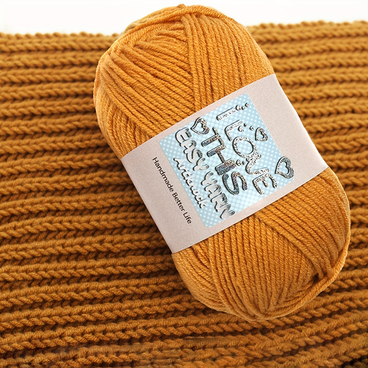 Acrylic Rayon 4ply Milk Yarn Hand Knitting Crochet Worsted 110m 47g