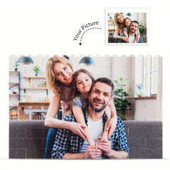 Custom Photo Puzzle Building Blocks Acrylic Memory Decor Gift for Him