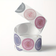 Rose Flower Pattern Self-adhesive Label Gift Wrapping Decoration