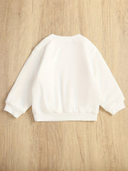 Boys Cartoon Print Sweatshirt Pullover Top