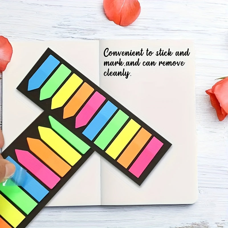 600pcs Colorful Transparent Sticky Notes Memo Pad Stickers