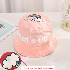 Kids What's Up Fisherman's Hat Quick Dry Sunscreen Bucket Cap