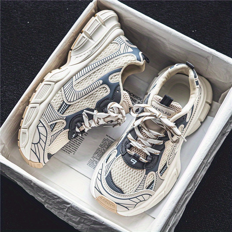 Men's Mesh Chunky Sneakers Dad Shoes Athletic Shoes