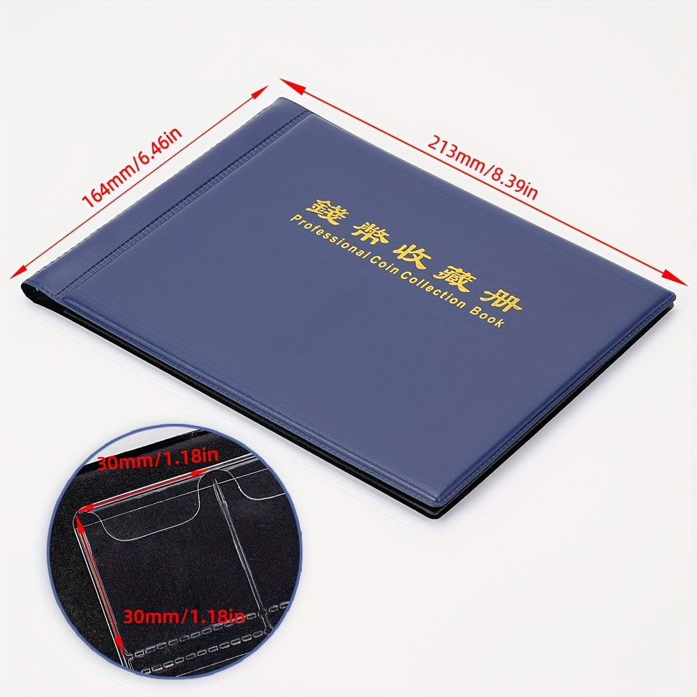 Coin Collection Holder Album 240 Coins Display Storage Case