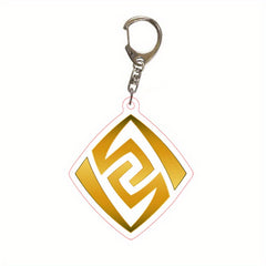 Anime Keychain Seven Elements Bag Pendant Key Ring