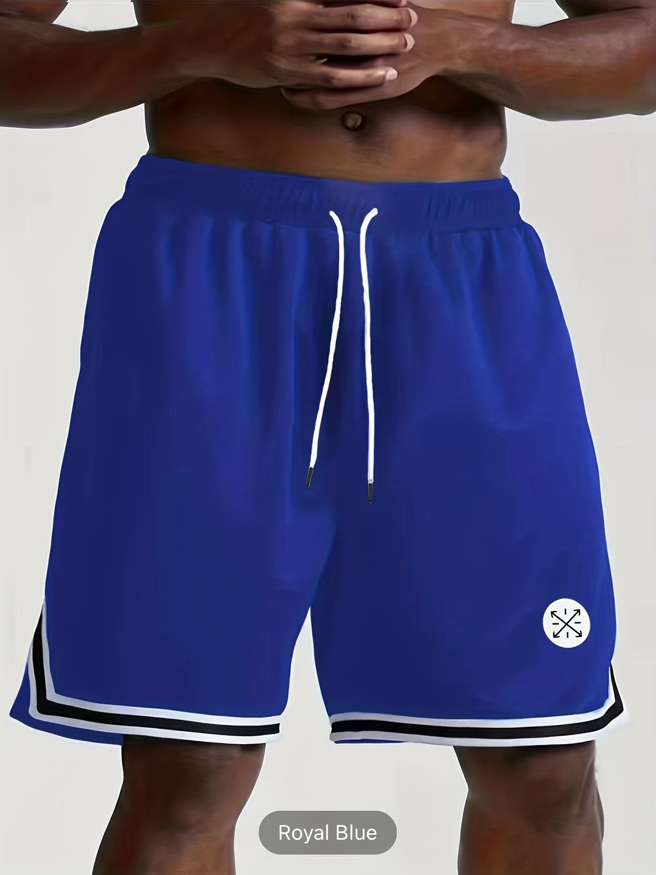 Men's Drawstring Basketball Shorts Lightweight Athletic Shorts