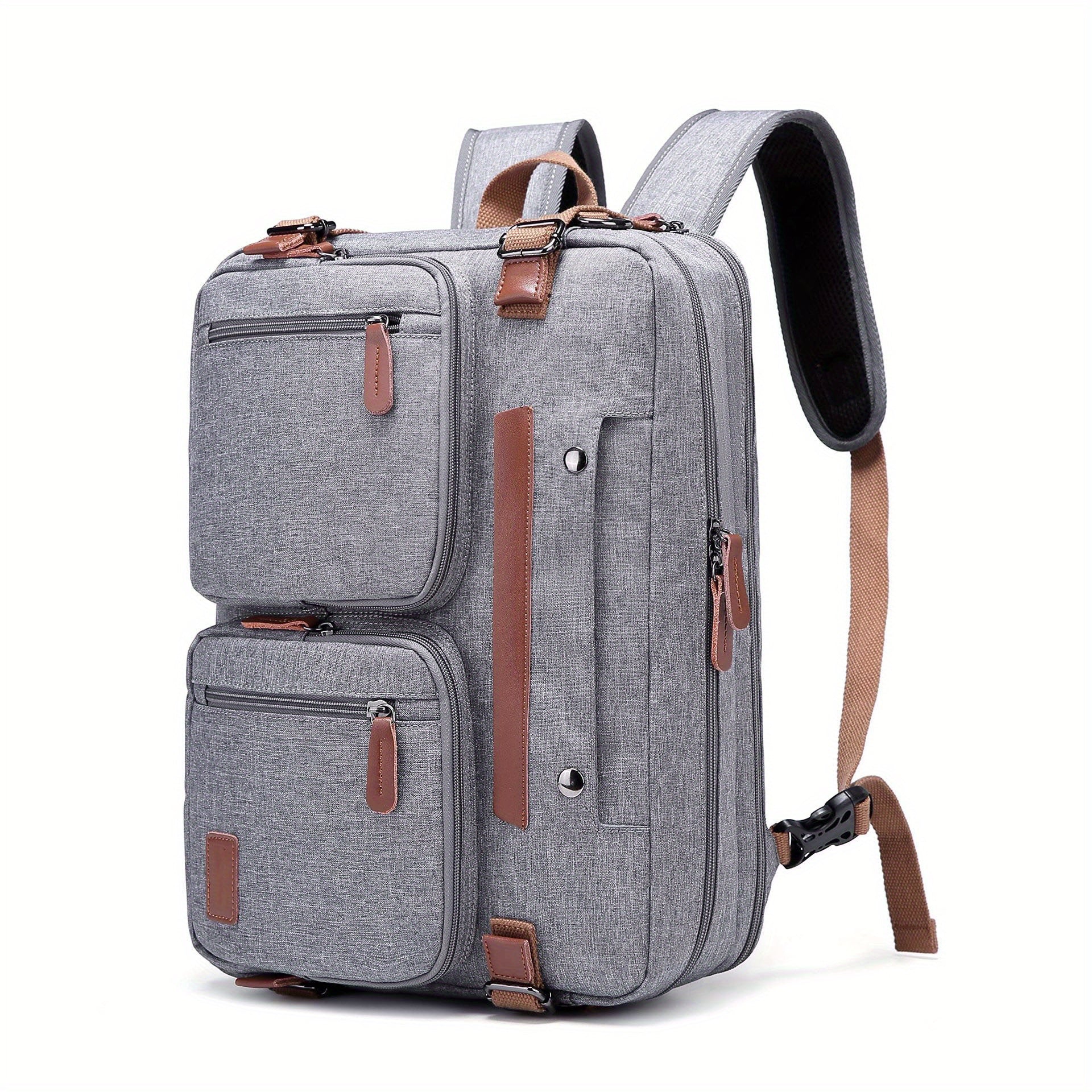 Convertible Backpack Messenger Bag Shoulder Bag Laptop Case Handbag Business