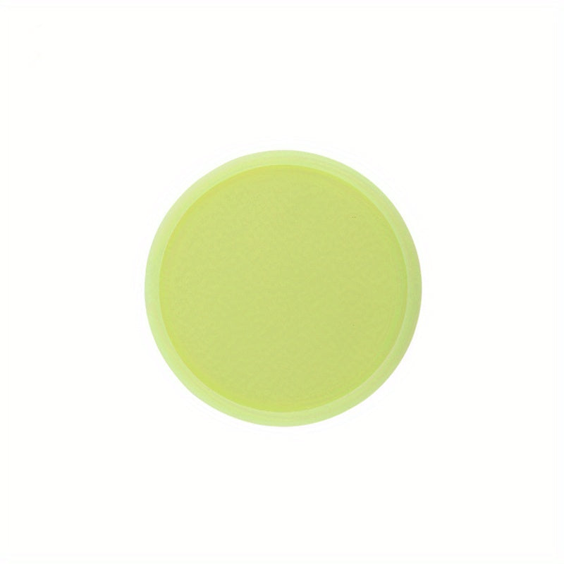 Silicone Coaster Luminous Coaster Pink Yellow Non slip Mat