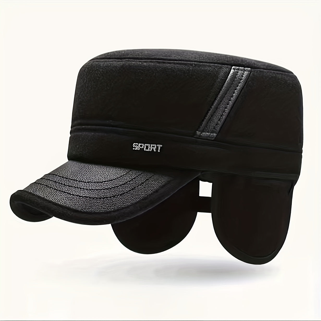 Winter Casual Windproof Warm Flat Cap For Middle aged And Elderly Men