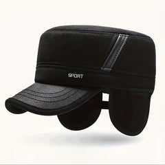 Winter Casual Windproof Warm Flat Cap For Middle aged And Elderly Men