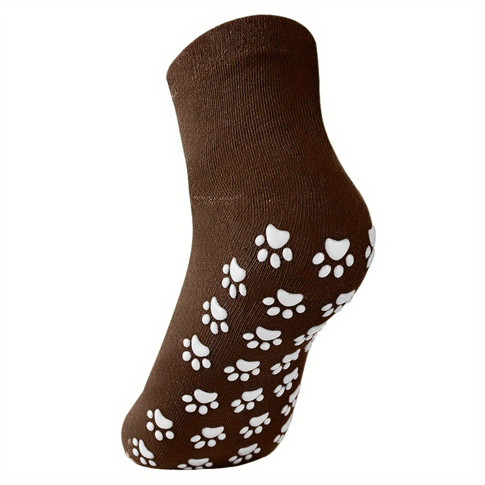 Non Slip Yoga Socks With Silicone Padded Bottom