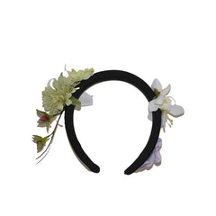 Vintage Floral Headband for Weddings Bridesmaids Solid Vintage Headban