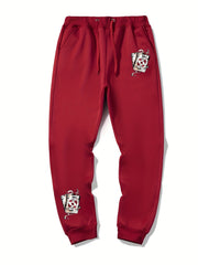 Men's Drawstring Sweatpants With Pockets Loose Casual Jogger Pants