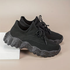 Men's Casual Woven Running Shoes Breathable Non-slip Outdoor Training